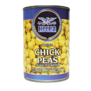 HEERA BOILED CHICK PEAS IN SALTED WATER (TIN) 400G